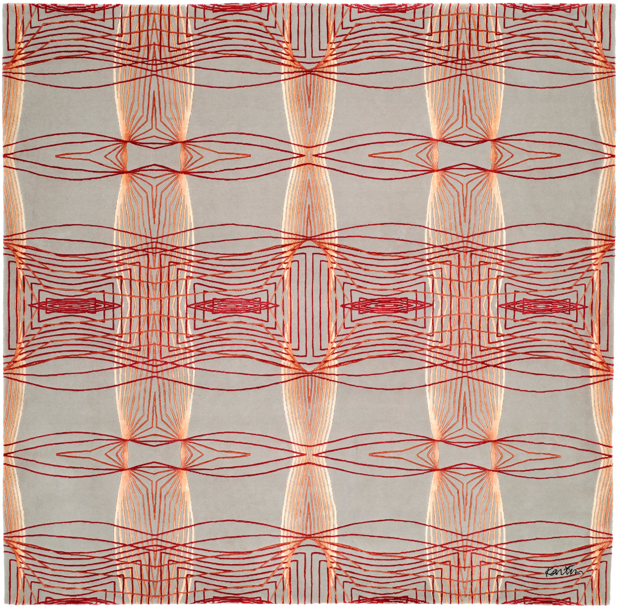 Karim Rashid Design Rug Karim Rashid - 'Spectra' Rug 6' x 6' – Via Como