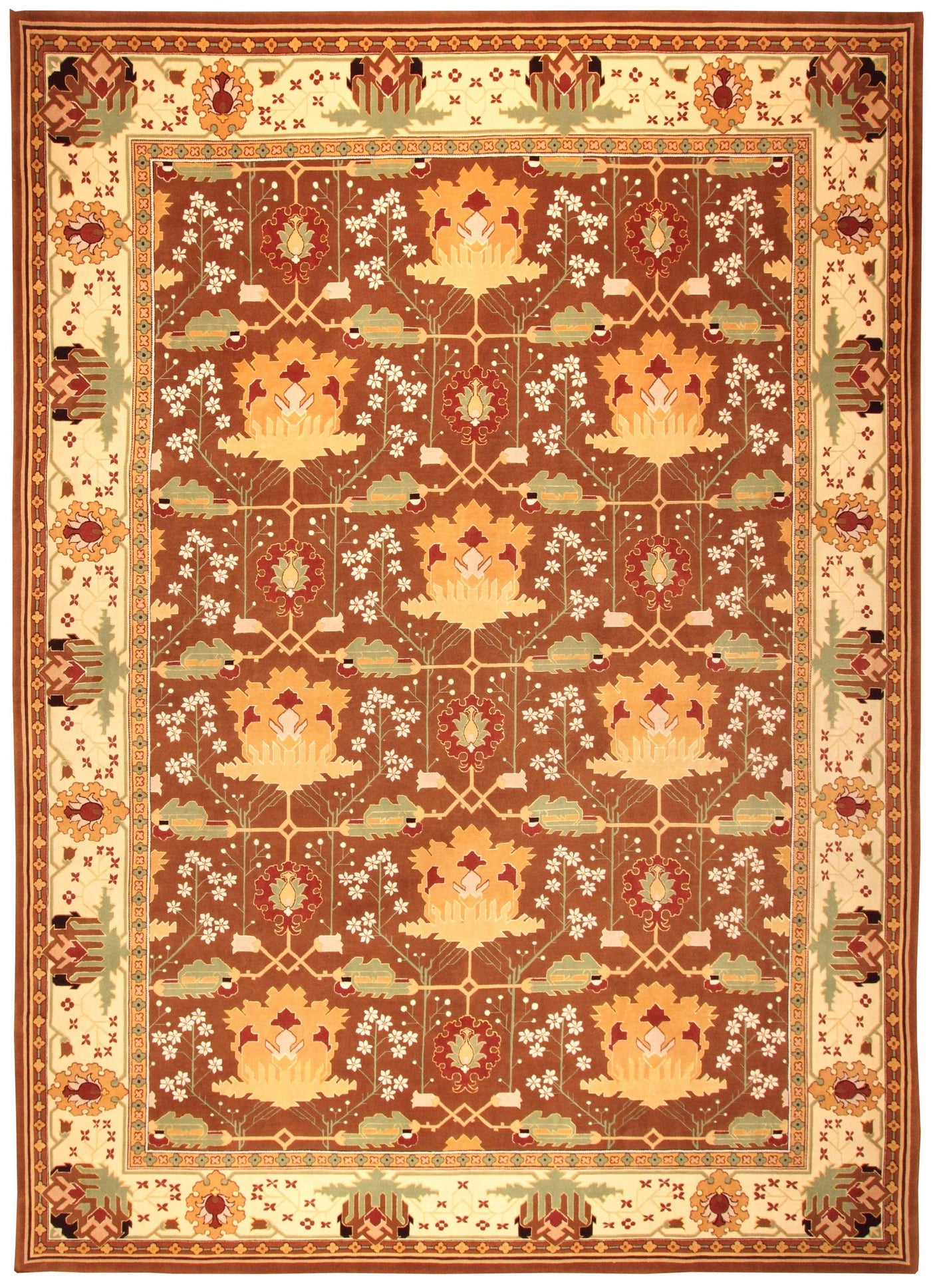 Via Como - 'Japures Marrone' Rug - Size 10' x 14'