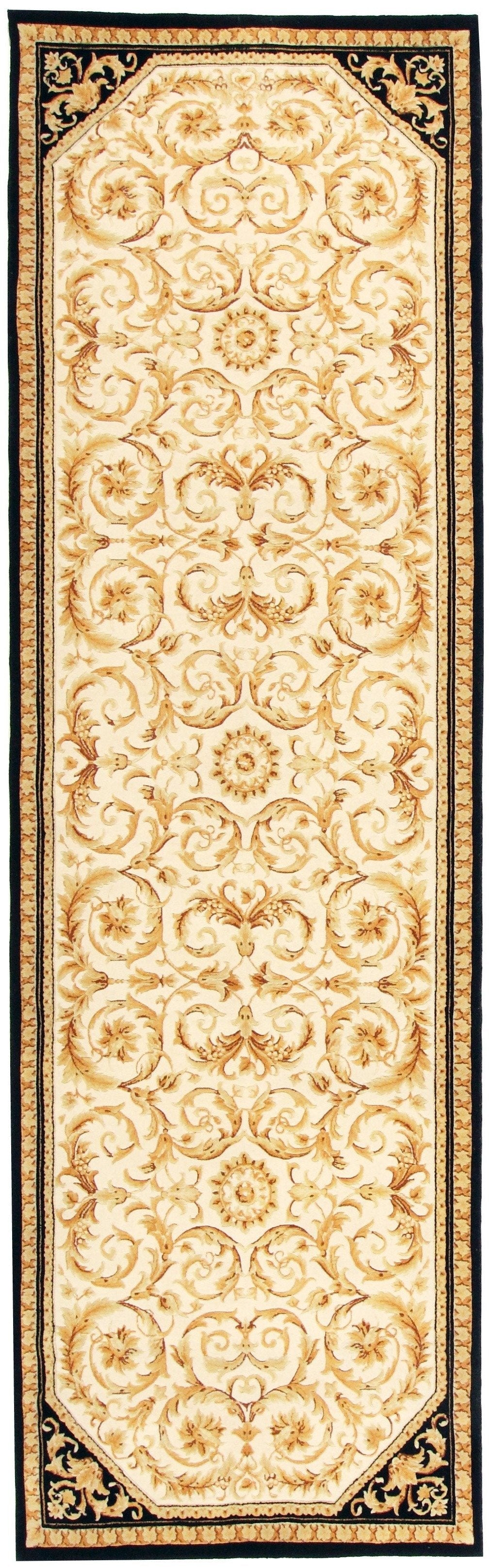 Via Como - 'Baroque Bianco' Runner Rug - Size 3' x 10'