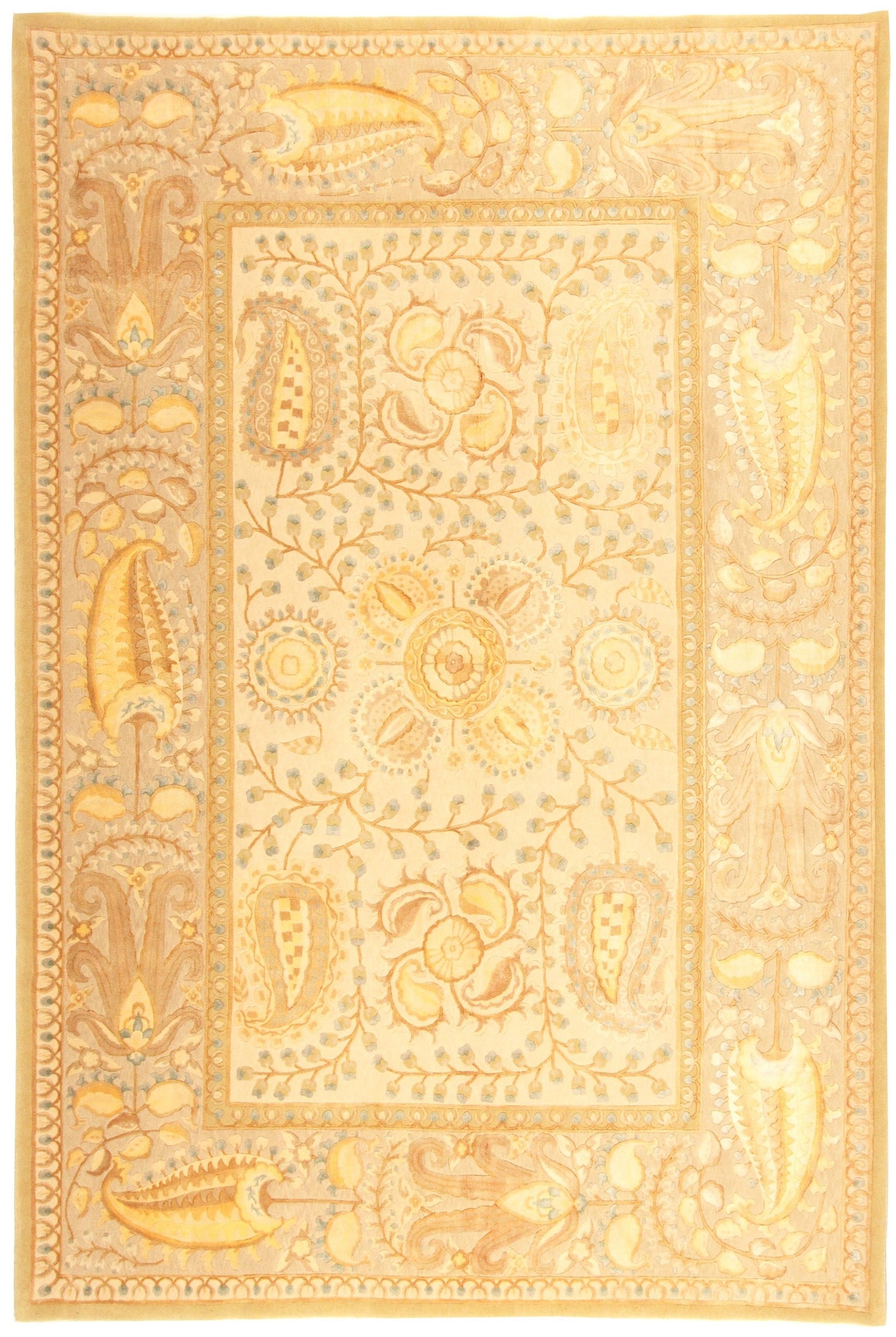 Via Como - 'Suzani Soft 2' Rug - Size 6'7" x 9'10"