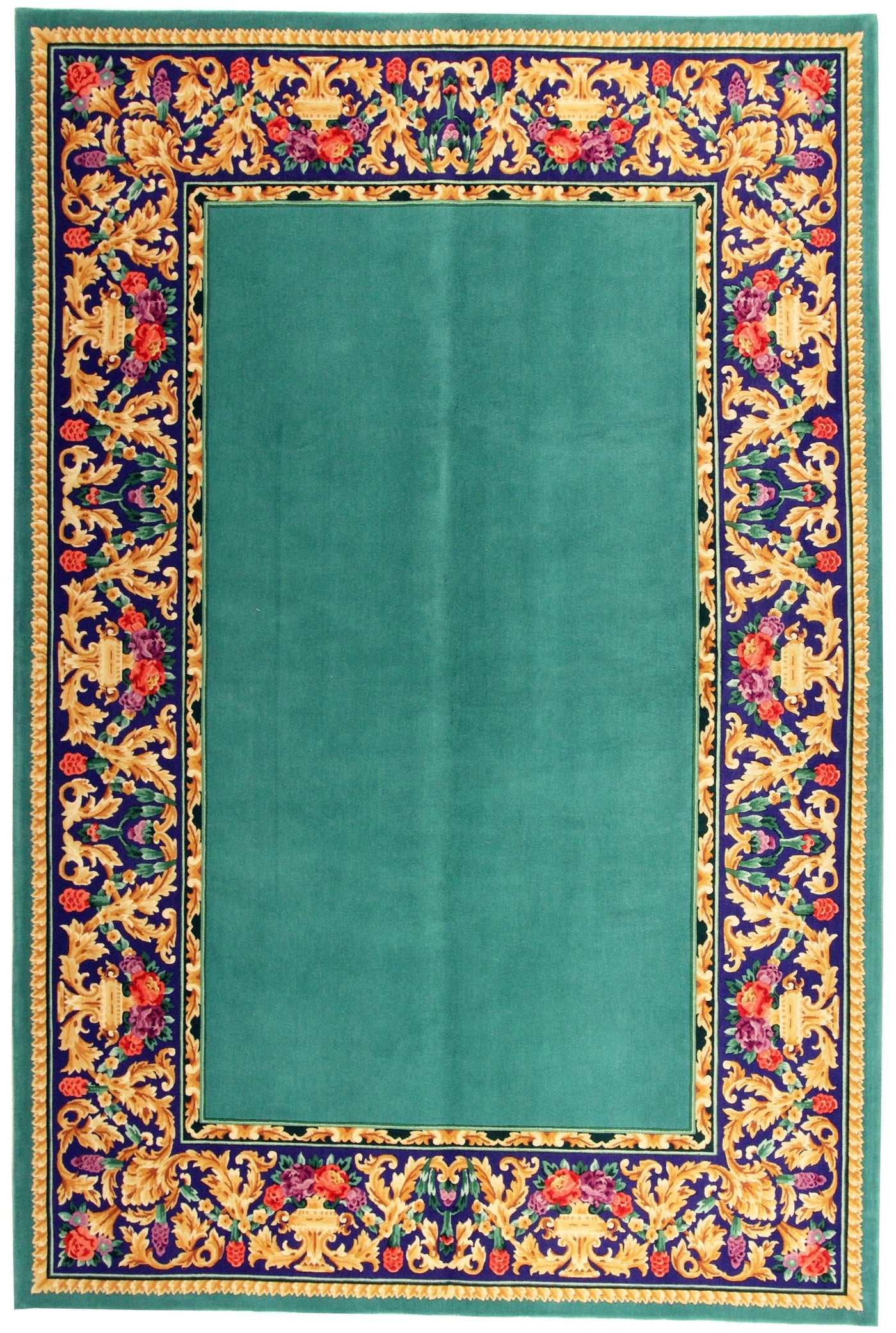 Via Como - 'Mirror Green' Rug - Size 6'7" x 9'10"