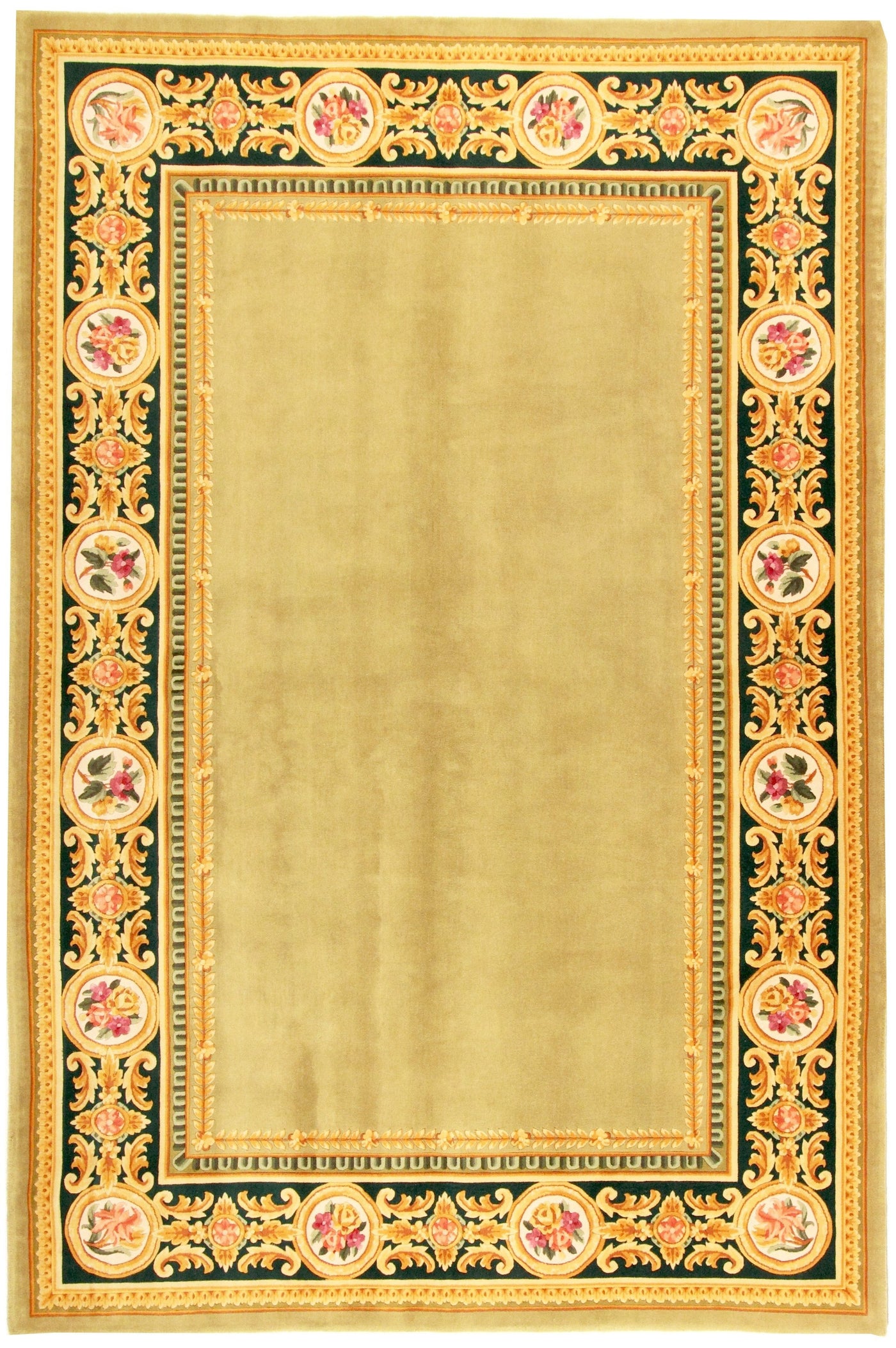 Via Como - 'Royal Gift Lime' Rug - Size 6'7" x 9'10"