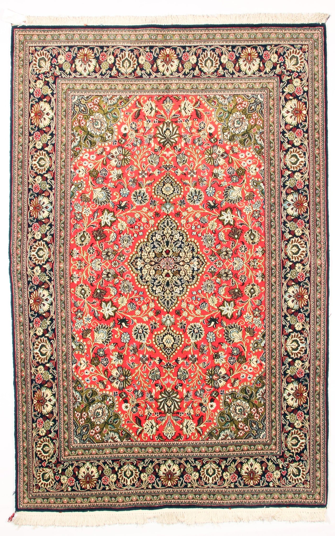 Fine Qum Kurk Rug - 4' 8" x 6' 10"