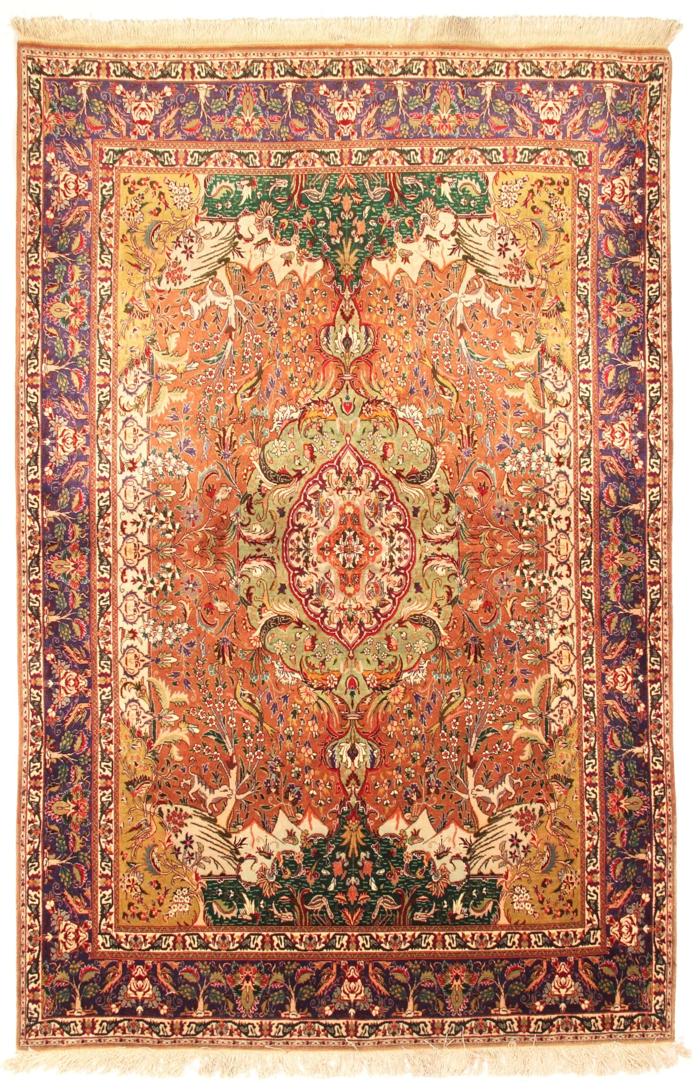 Fine Tabriz Rug 5' x 7'8"