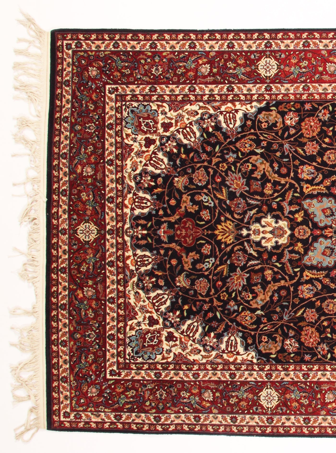 Pakistan Extra Fine Rug 215x138 cm or 7'1" x 4' 6" ft - RARE 1930-40s