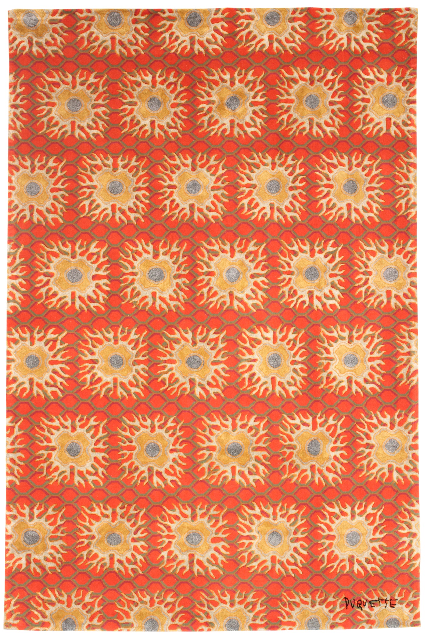 Tony Duquette - 'Tibetan Sun' Rug 6' x 9'