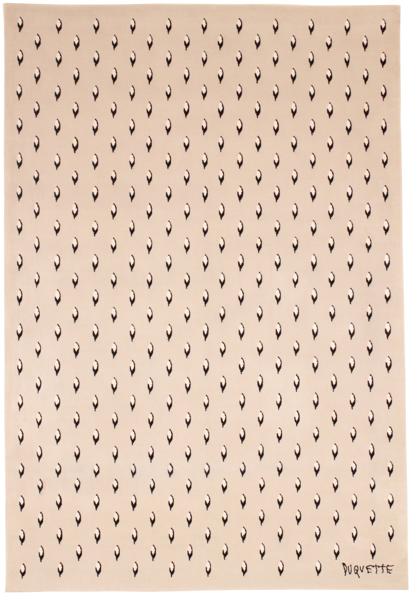 Tony Duquette - 'Royal Ermine' Rug 6' x 9'