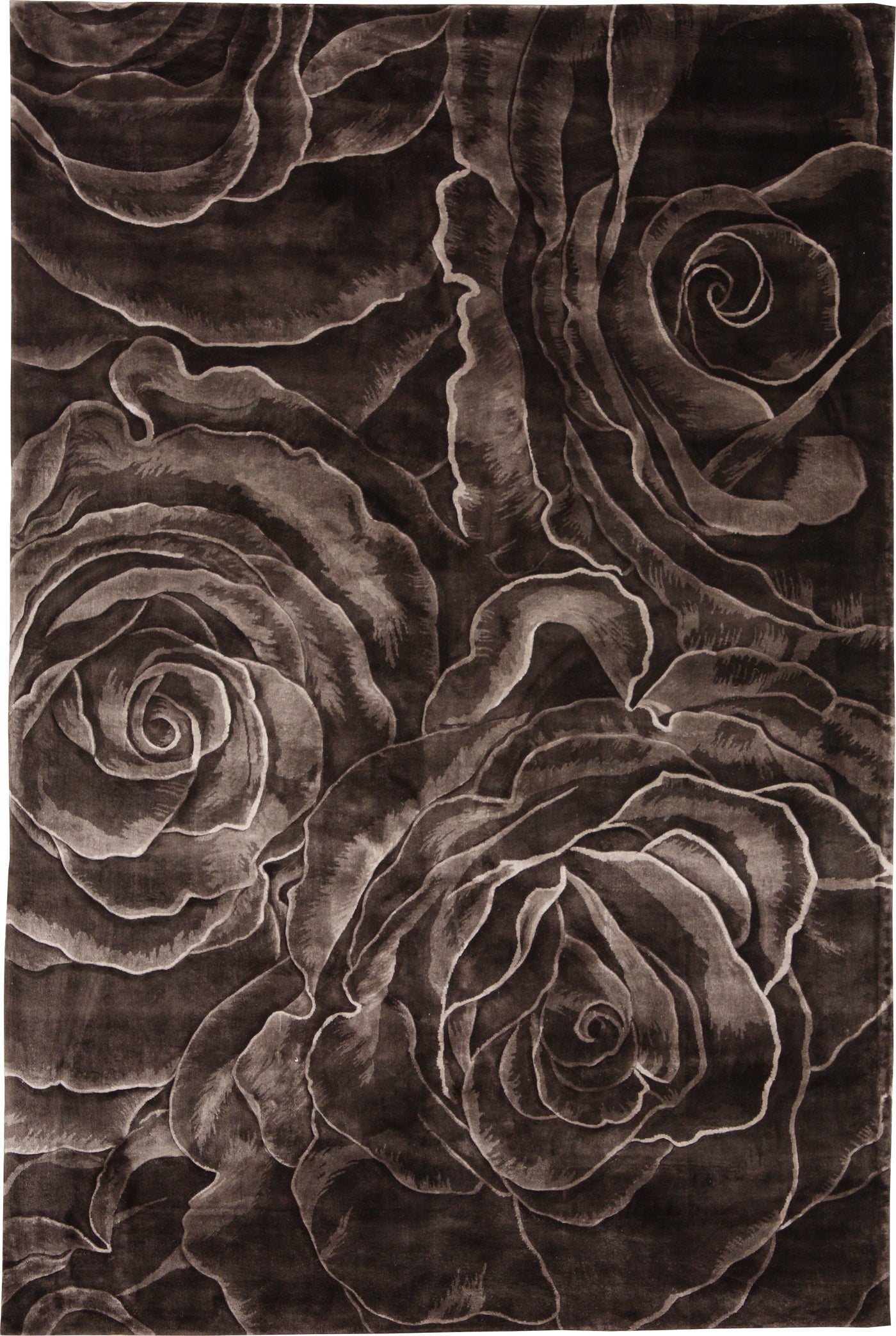 Tuleh - 'Les Noires' Rug 6' x 9'