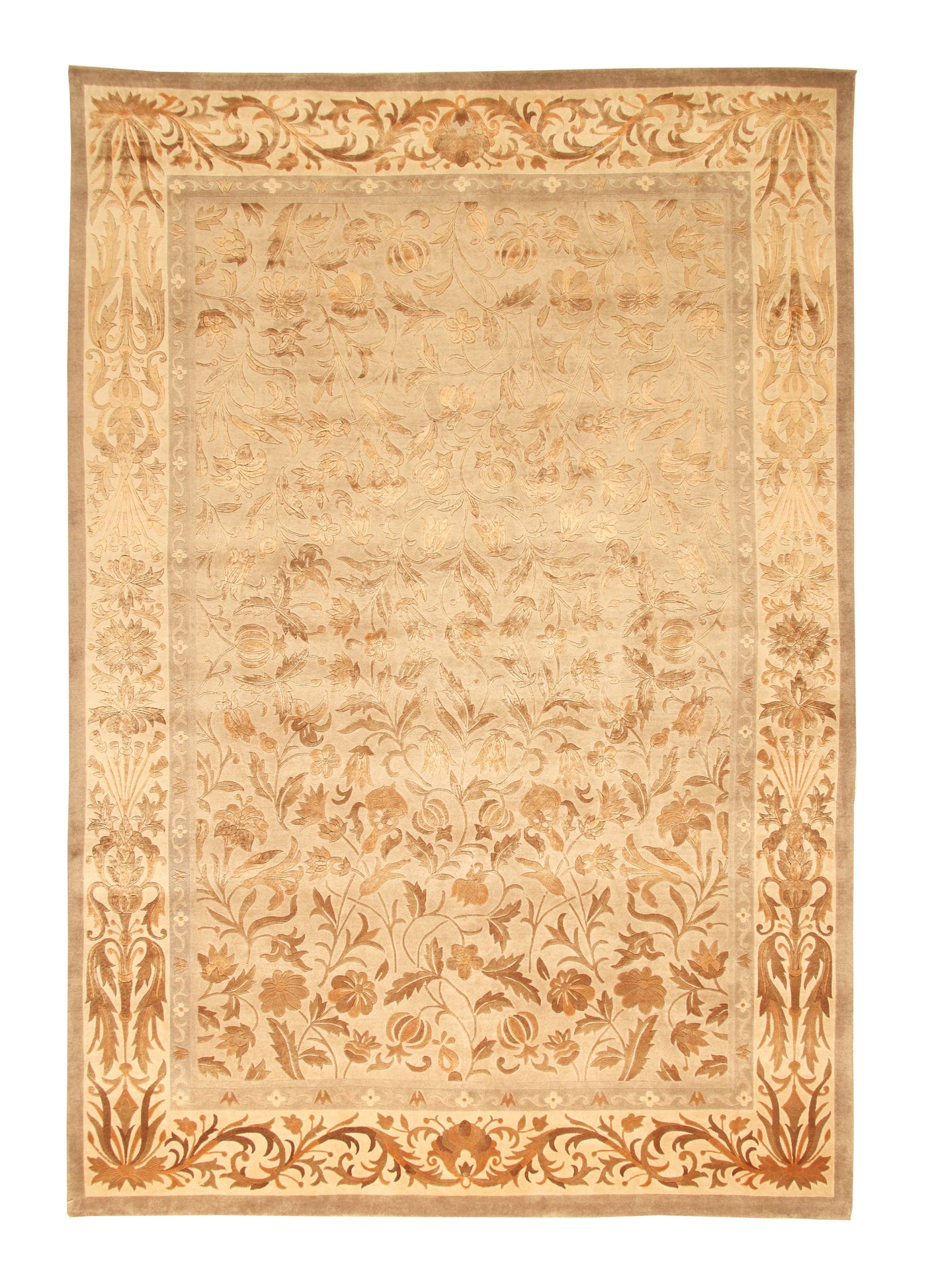 Tibetan - 'Cashmere & Silk' Rug 5'5" x 8'